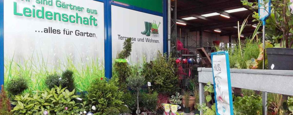 Alles für dem Garten in unserem Gartenmarkt